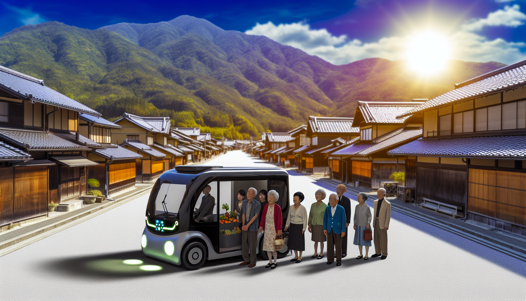 AIオンデマンド交通システムのイメージ